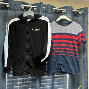 Boys shirts. Sizes 12-16. Hollister, Puma, Old Navy, J.Crew. Fits L-XL